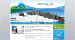 Desktop Screenshot of niederalpl.at